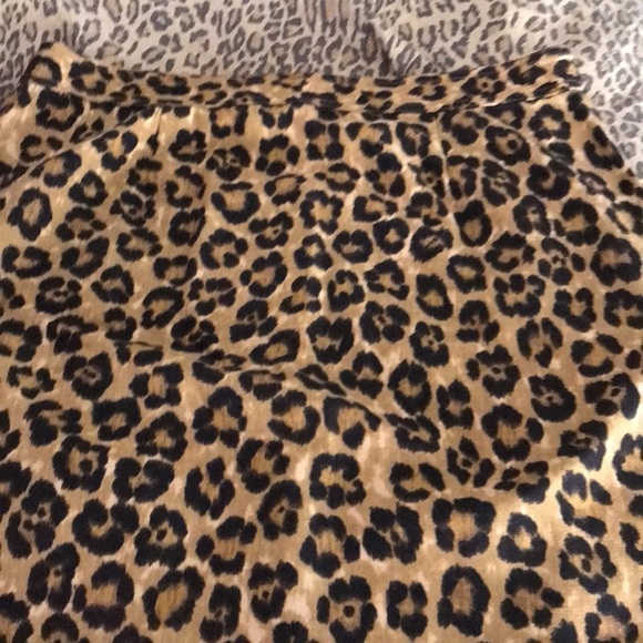 Ralph Lauren size 14 Leopard print, button down skirt with pockets Aragon print - Picture 12 of 13